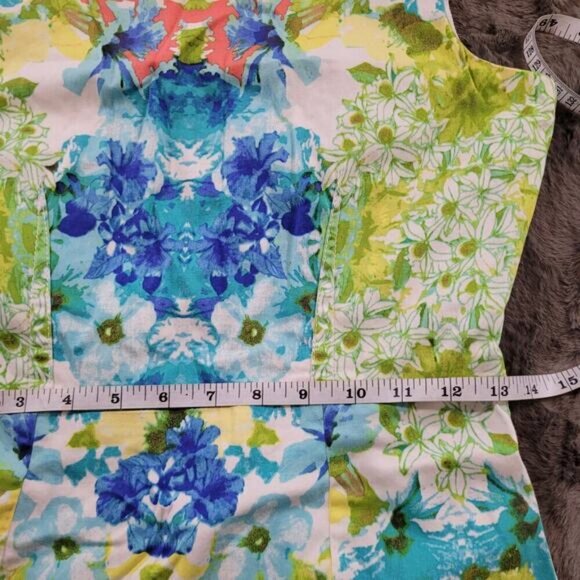Nine West Spring Floral Dress Pencil Dress - Size 4 - Picture 5 of 7